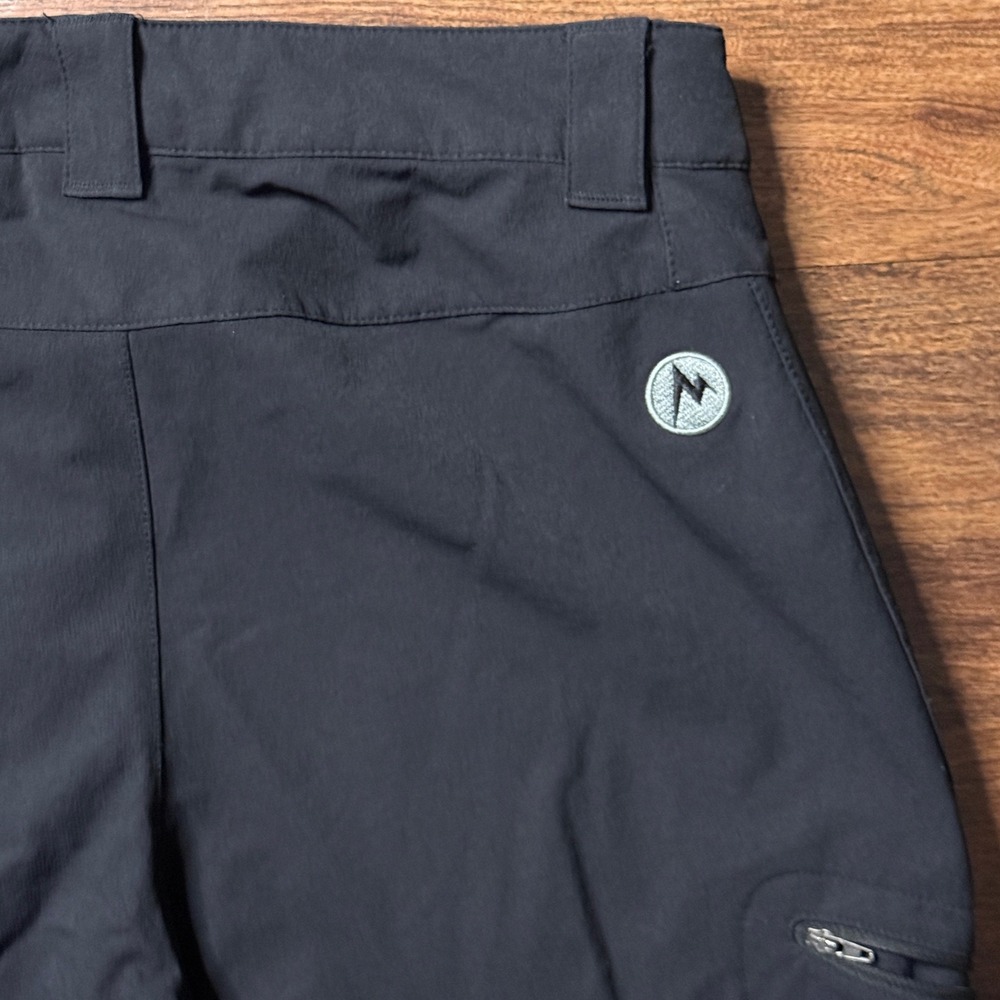 Marmot Scree Womens 10 Black Softshell Hiking Pants Stretch Outdoor D85310